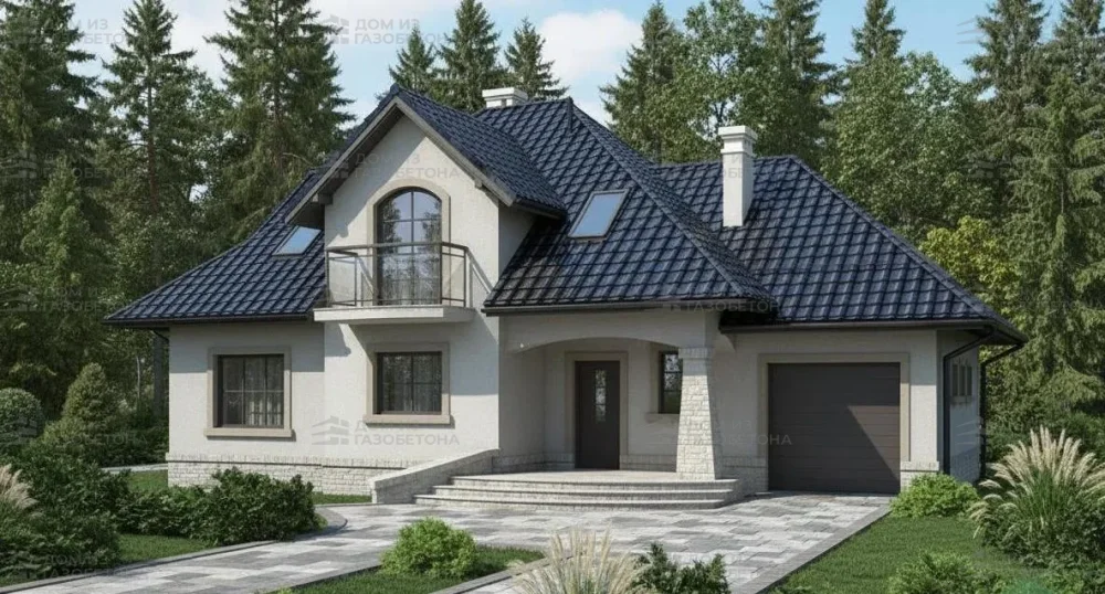 Проект Двухэтажный дом 16 на 10, 170 м2