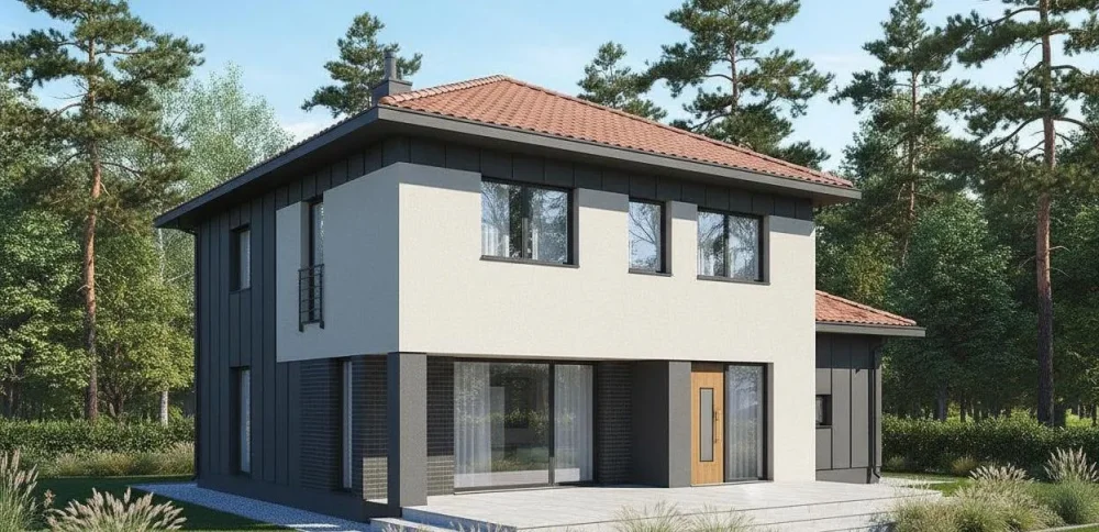 Проект Двухэтажный дом 12 на 13, 217 м2