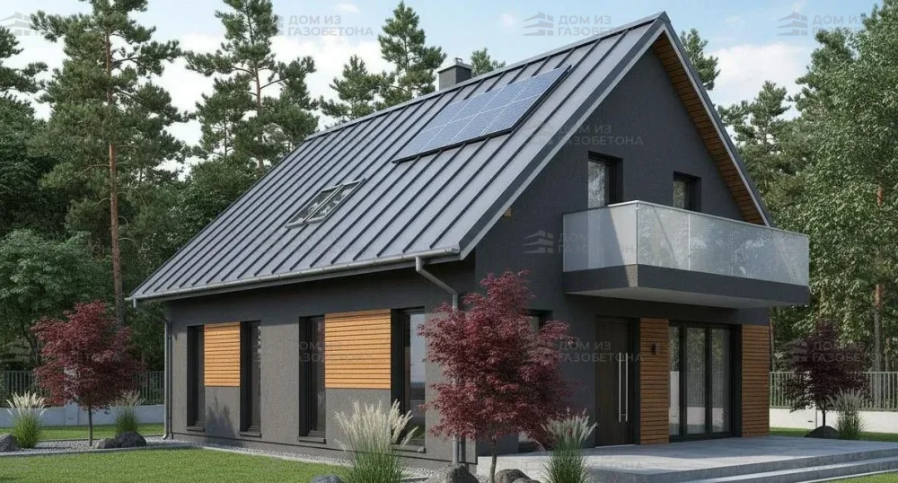 Проект Двухэтажный дом 12 на 11, 144 м2