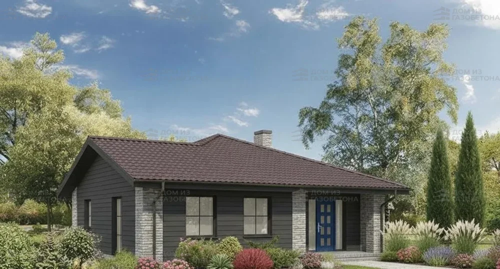 Проект Одноэтажный дом 15 на 19, 170 м2