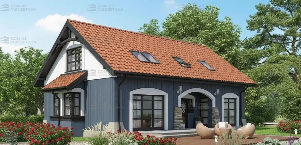 Проект Двухэтажный дом 14 на 9, 149 м2